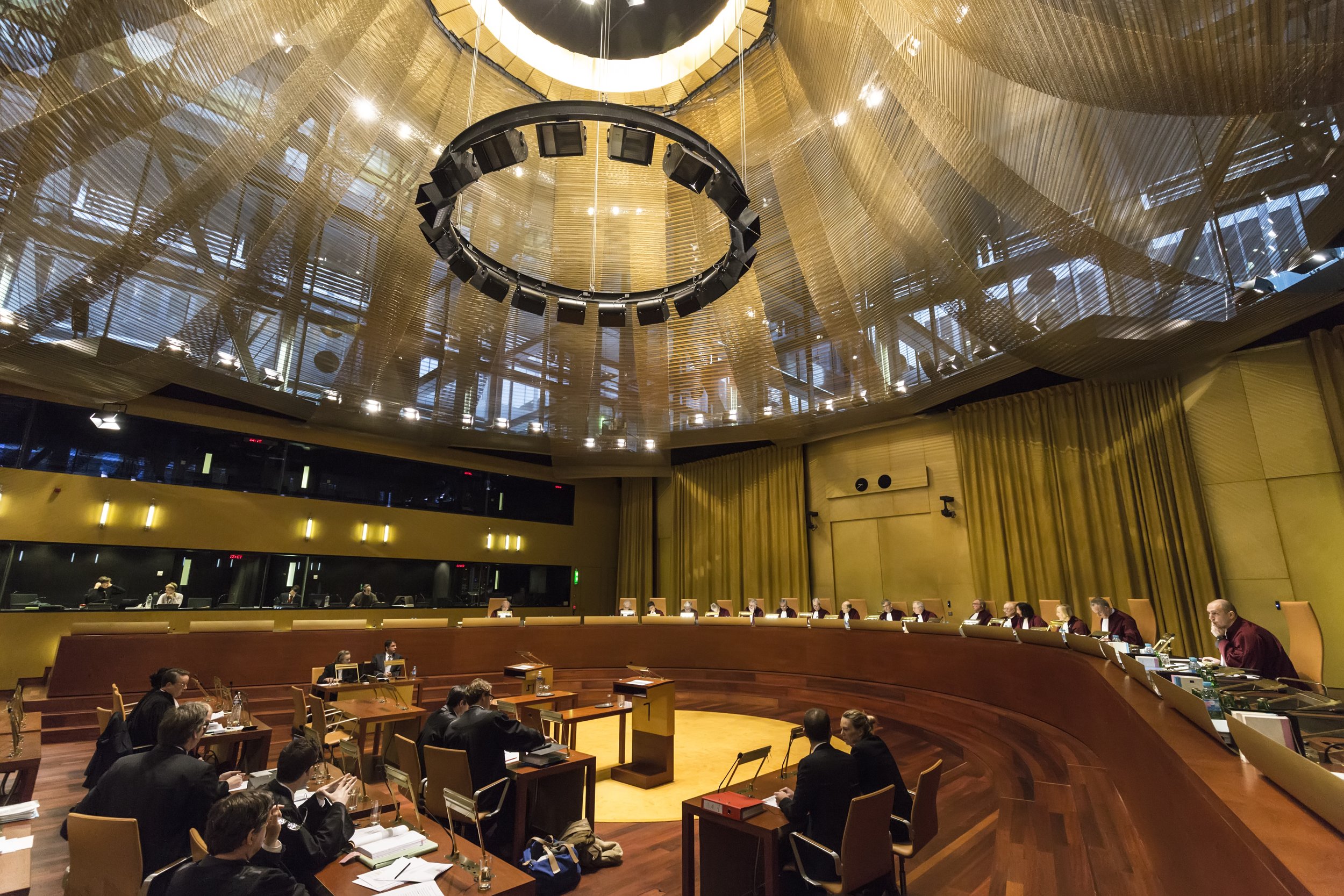 Grande Chambre de la Cour de justice de l&rsquo;Union européenne, Luxembourg